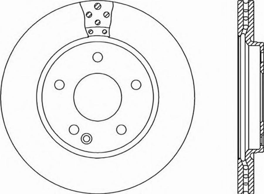 Open Parts BDA1951.20 - Brake Disc autospares.lv