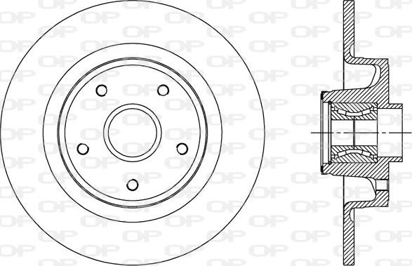 Open Parts BDA1960.30 - Brake Disc autospares.lv