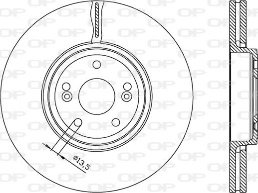 Open Parts BDR1961.20 - Brake Disc autospares.lv