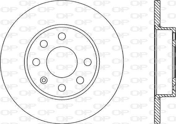 Open Parts BDA1967.10 - Brake Disc autospares.lv