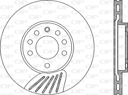 Open Parts BDA1908.20 - Brake Disc autospares.lv