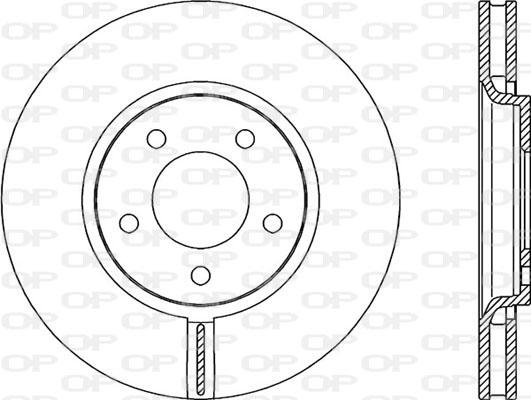 Open Parts BDA1981.20 - Brake Disc autospares.lv