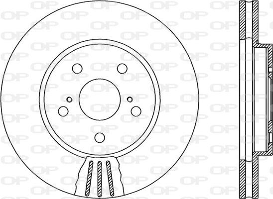 Open Parts BDA1982.20 - Brake Disc autospares.lv