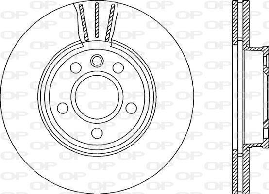 Open Parts BDA1937.20 - Brake Disc autospares.lv