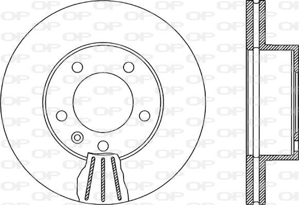 Open Parts BDA1979.20 - Brake Disc autospares.lv