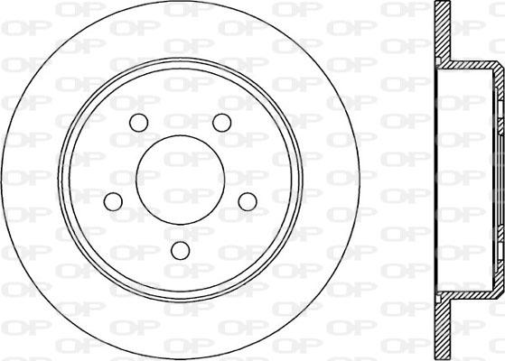 Open Parts BDA1972.10 - Brake Disc autospares.lv