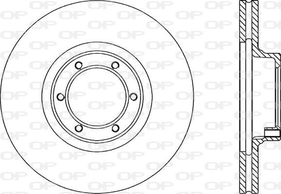 Open Parts BDA1440.20 - Brake Disc autospares.lv