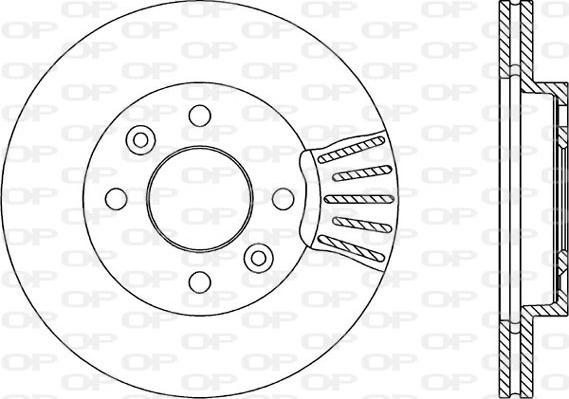 Open Parts BDA1450.20 - Brake Disc autospares.lv