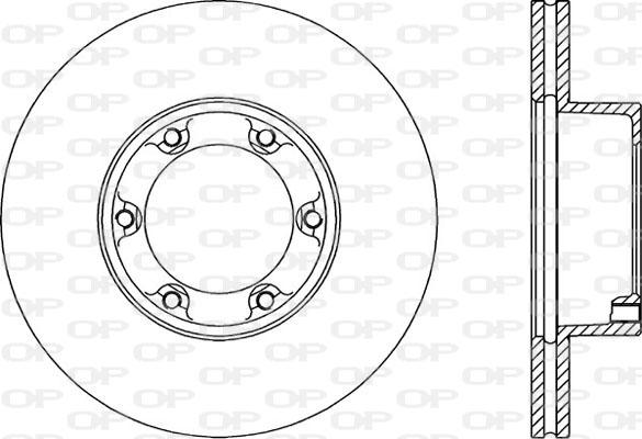 Open Parts BDA1451.20 - Brake Disc autospares.lv