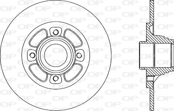 Open Parts BDA1463.10 - Brake Disc autospares.lv