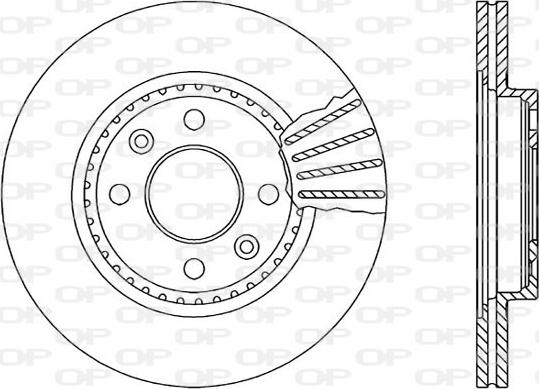 Open Parts BDA1462.20 - Brake Disc autospares.lv