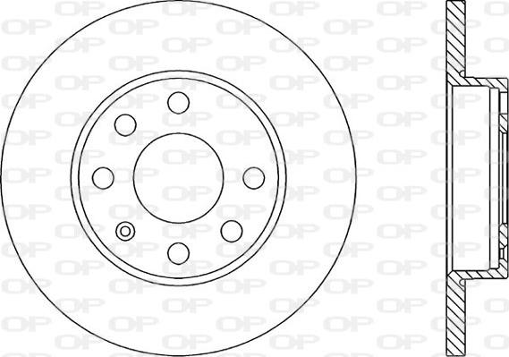 Open Parts BDA1403.10 - Brake Disc autospares.lv