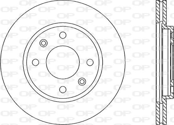 Open Parts BDR1432.20 - Brake Disc autospares.lv