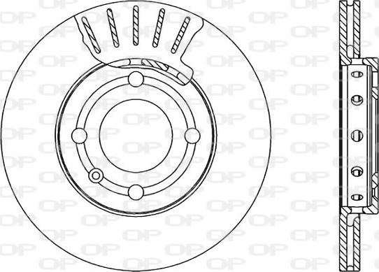 Open Parts BDA1592.20 - Brake Disc autospares.lv