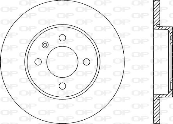 Open Parts BDA1582.10 - Brake Disc autospares.lv