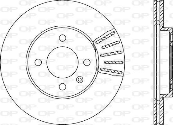 Open Parts BDR1579.20 - Brake Disc autospares.lv