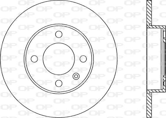 Open Parts BDA1573.10 - Brake Disc autospares.lv