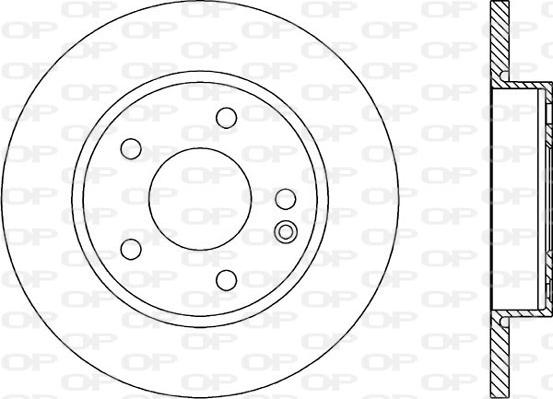 Open Parts BDA1699.10 - Brake Disc autospares.lv