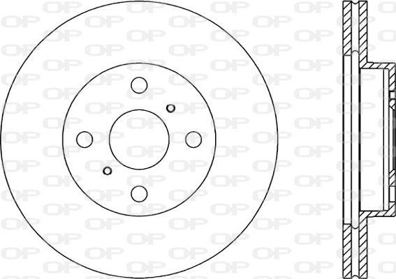 Open Parts BDA1640.20 - Brake Disc autospares.lv