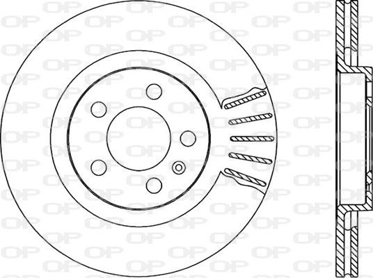 Open Parts BDA1666.20 - Brake Disc autospares.lv