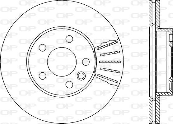 Open Parts BDA1676.20 - Brake Disc autospares.lv