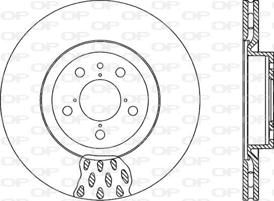 Open Parts BDA1015.20 - Brake Disc autospares.lv