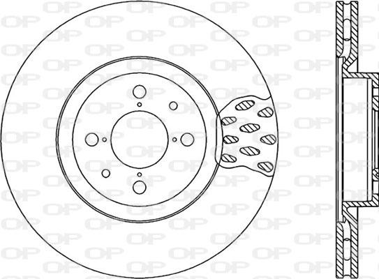 Open Parts BDR1016.20 - Brake Disc autospares.lv