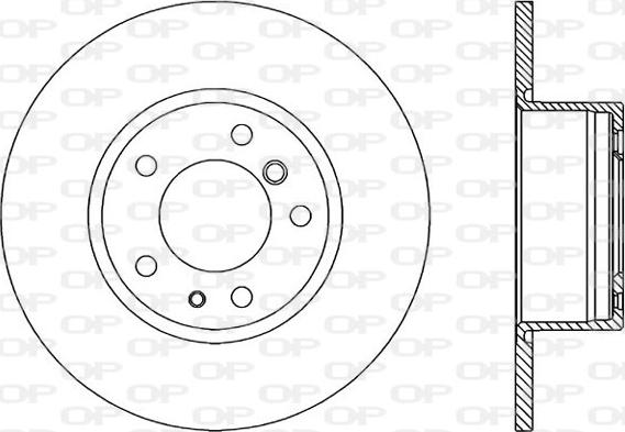 Open Parts BDA1085.10 - Brake Disc autospares.lv