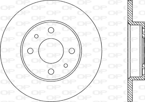 Open Parts BDA1144.10 - Brake Disc autospares.lv