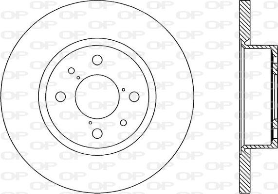 Open Parts BDA1148.10 - Brake Disc autospares.lv