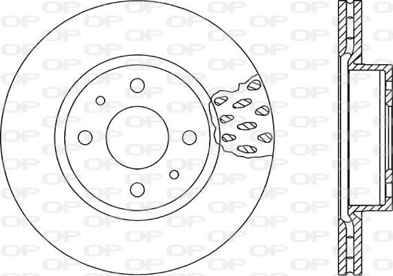 Open Parts BDA1147.20 - Brake Disc autospares.lv