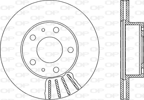 Open Parts BDA1151.20 - Brake Disc autospares.lv