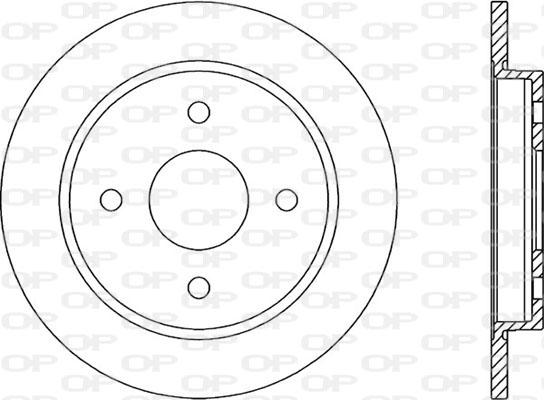 Open Parts BDA1165.10 - Brake Disc autospares.lv