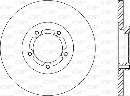 Open Parts BDA1166.10 - Brake Disc autospares.lv