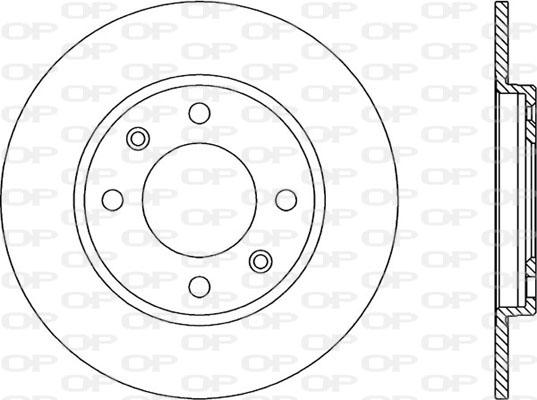 Open Parts BDA1115.10 - Brake Disc autospares.lv