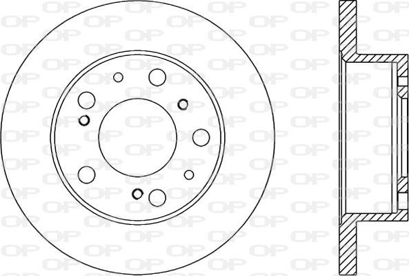 Open Parts BDA1136.10 - Brake Disc autospares.lv