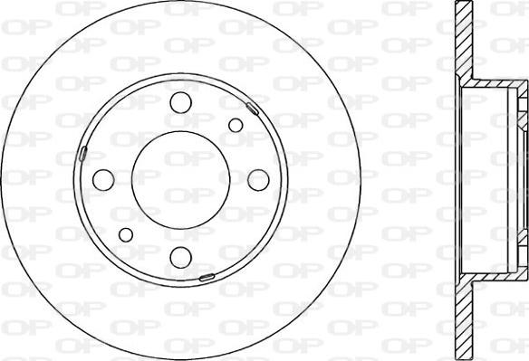 Open Parts BDA1131.10 - Brake Disc autospares.lv