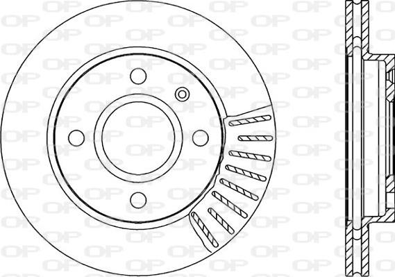 Open Parts BDA1176.20 - Brake Disc autospares.lv