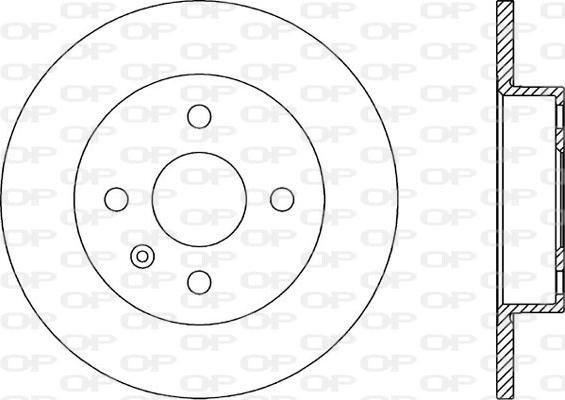 Open Parts BDA1896.10 - Brake Disc autospares.lv