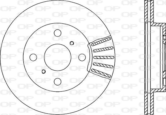 Open Parts BDA1841.20 - Brake Disc autospares.lv