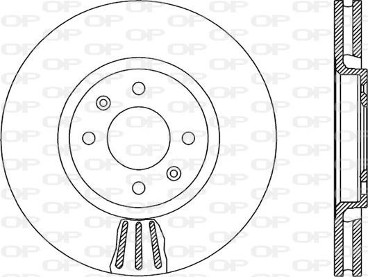 Open Parts BDA1865.20 - Brake Disc autospares.lv