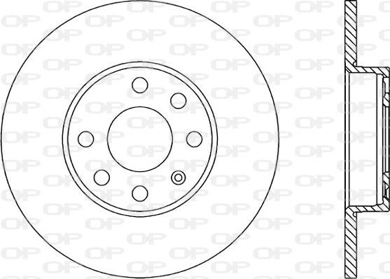 Open Parts BDA1806.10 - Brake Disc autospares.lv