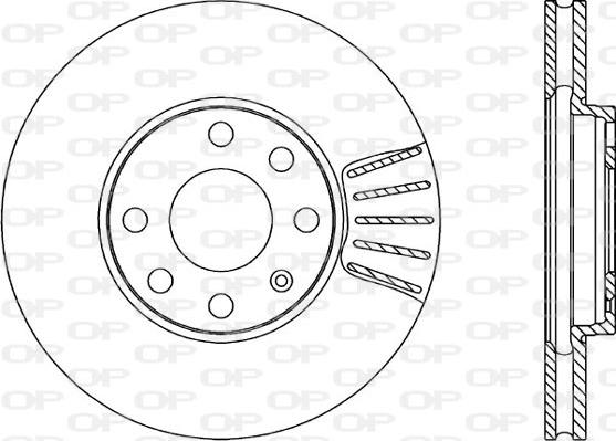 Open Parts BDA1807.20 - Brake Disc autospares.lv