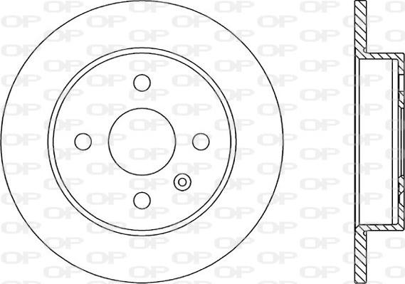 Open Parts BDA1810.10 - Brake Disc autospares.lv