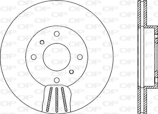 Open Parts BDA1885.20 - Brake Disc autospares.lv