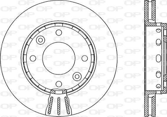 Open Parts BDA1886.20 - Brake Disc autospares.lv