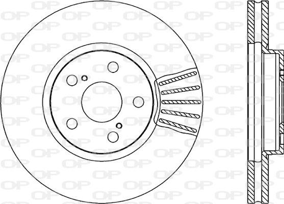 Open Parts BDA1829.20 - Brake Disc autospares.lv