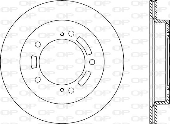 Open Parts BDA1821.20 - Brake Disc autospares.lv