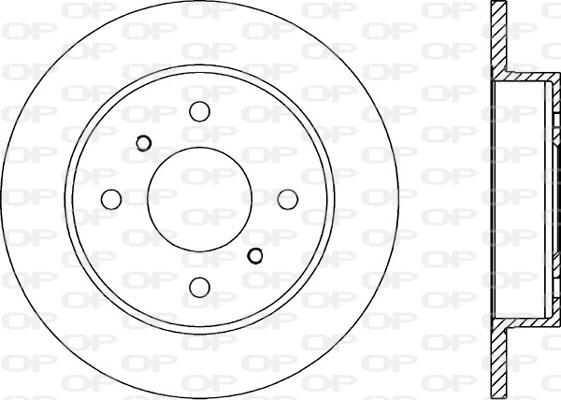 Open Parts BDA1391.10 - Brake Disc autospares.lv