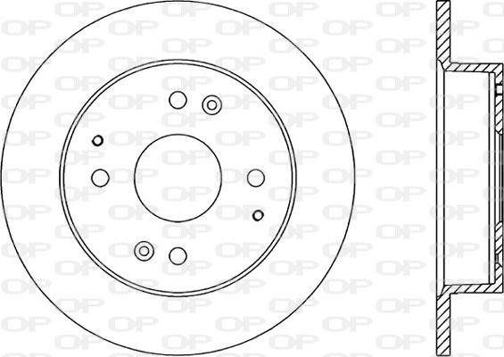 Open Parts BDA1214.10 - Brake Disc autospares.lv